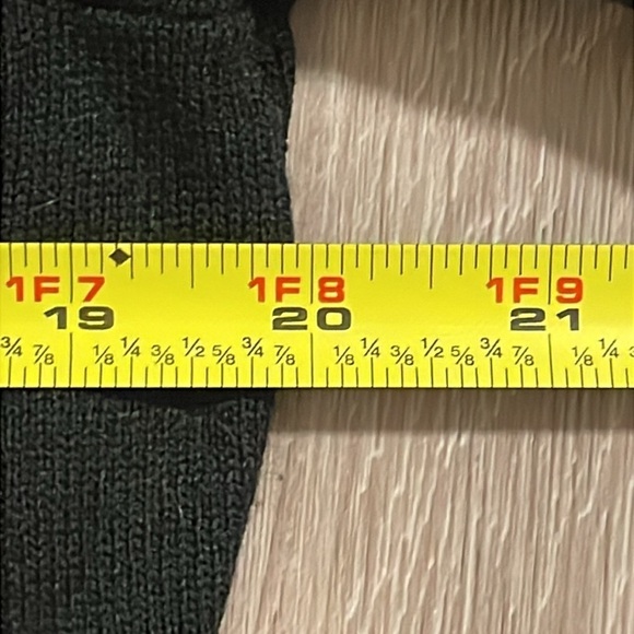 Coogi Women's V-Neck Sweater 1X Black Colorful Embroidered Logo Colorblock - Picture 11 of 13